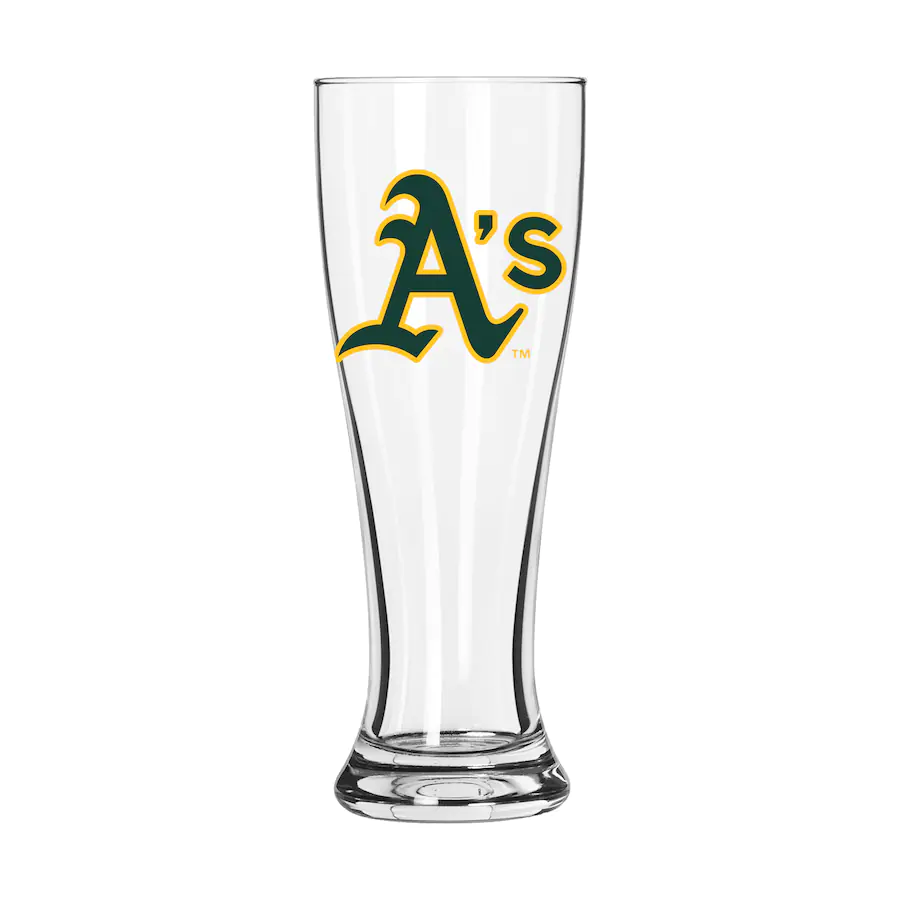 Oakland Athletics Letterman Logo 16oz. Pilsner Glass