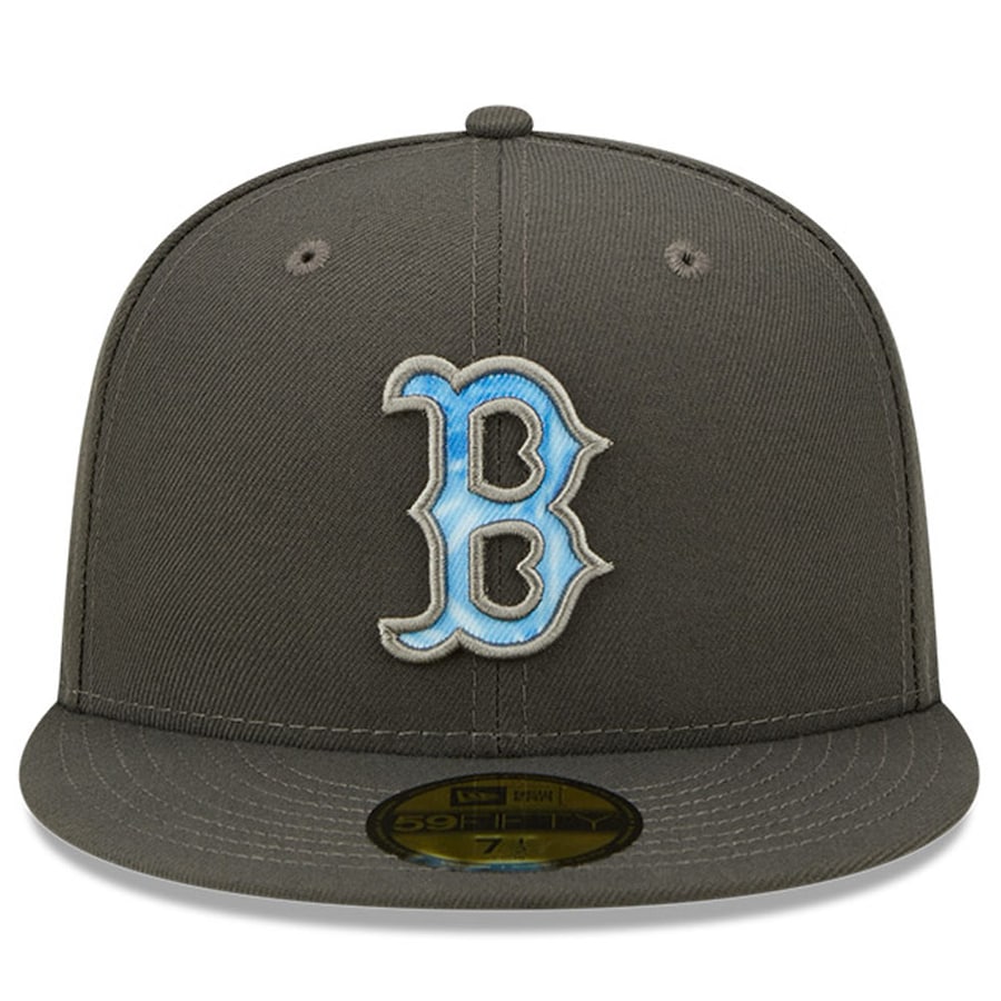 New Era Boston Red Sox Fathers Day 2022 59FIFTY Fitted Hat - Charcoal Grey