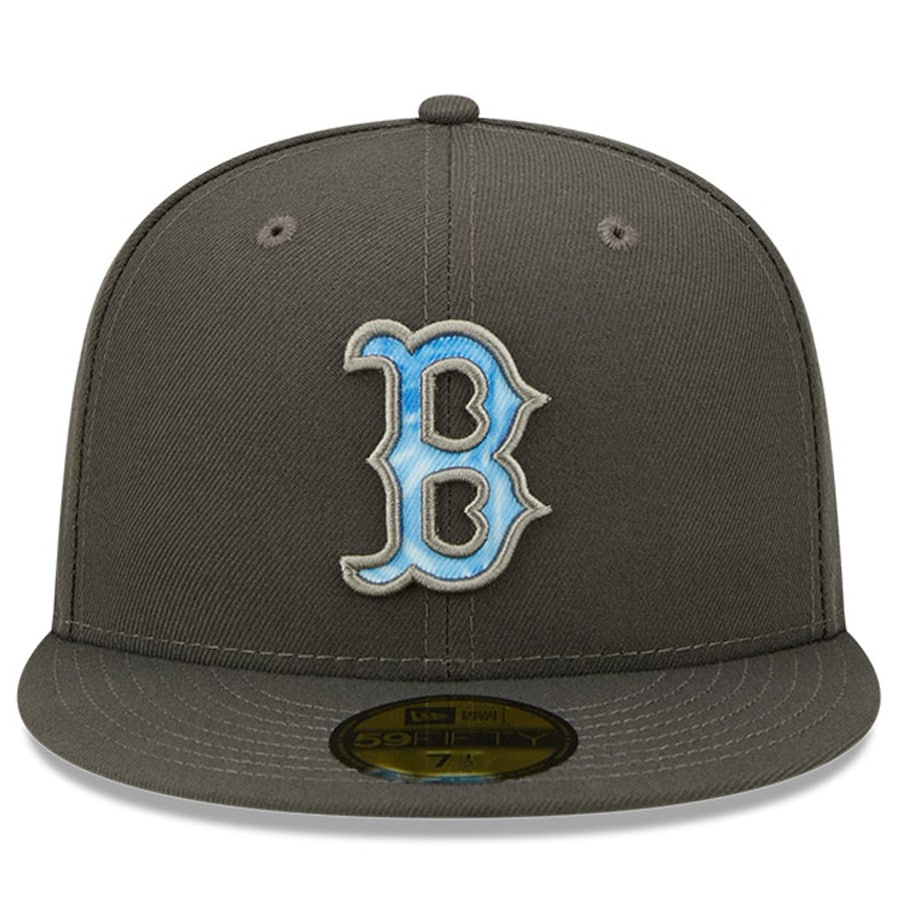 New Era Boston Red Sox 59FIFTY Fitted Hat - Charcoal Grey