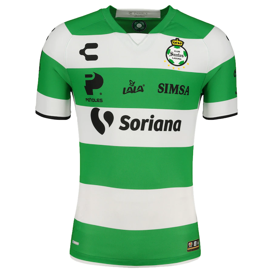 Charly Santos Laguna Home Authentic Jersey 22/23 - Black/Green