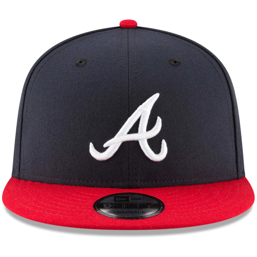 Atlanta Braves SNAPBACK 9FIFTY-navy/red Nvsoccer.com Thecoliseum
