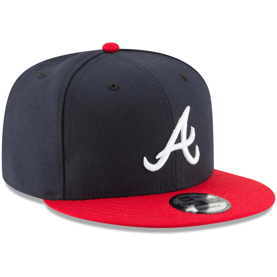 Atlanta Braves SNAPBACK 9FIFTY-navy/red Nvsoccer.com Thecoliseum