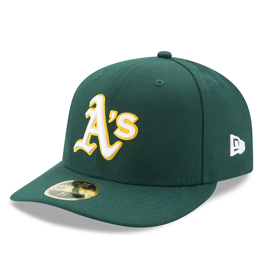 Oakland Athletics New Era Road Authentic Collection On-Field Low Profile 59FIFTY Fitted Hat - Green