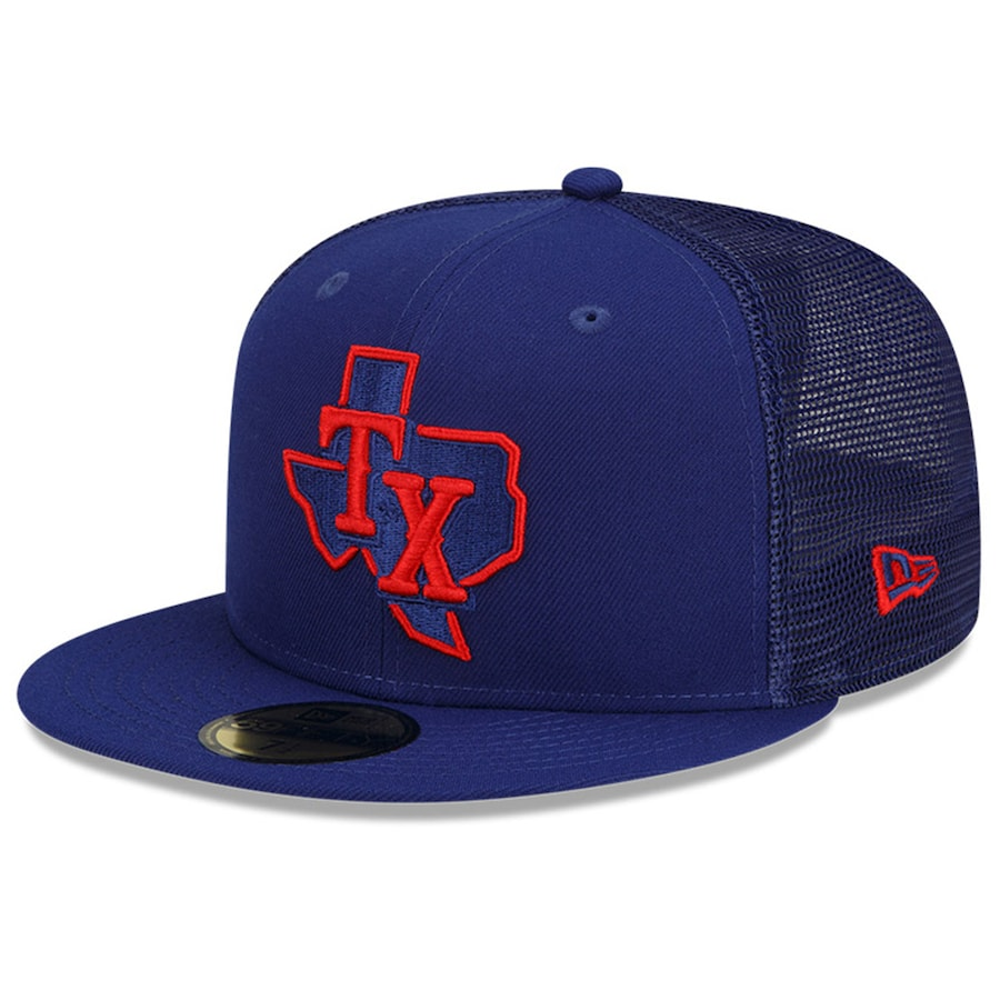 Texas Rangers New Era 2022 Batting Practice 59FIFTY Fitted Hat - Royal