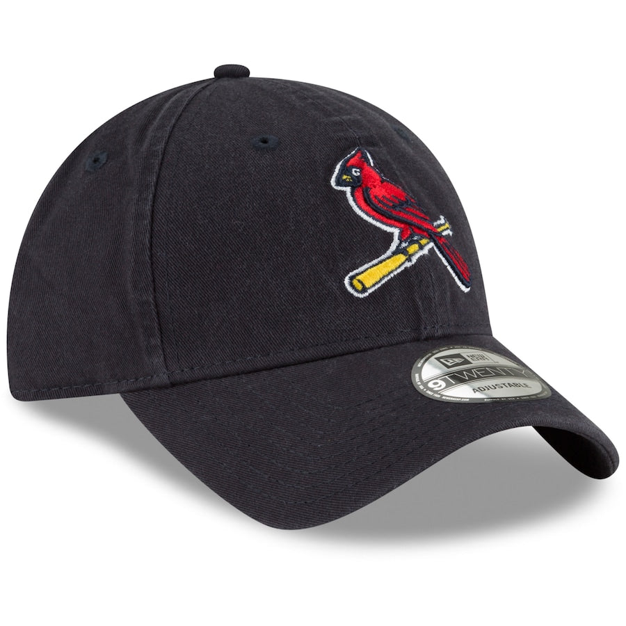 St. Louis Cardinals New Era Navy Core Classic Secondary 9TWENTY Adjustable Hat