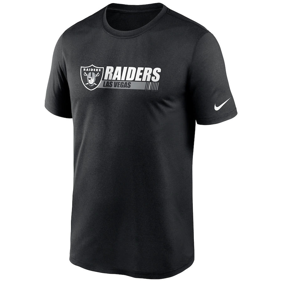 Nike Las Vegas Raiders Team Conference Legend Performance T-Shirt - Black