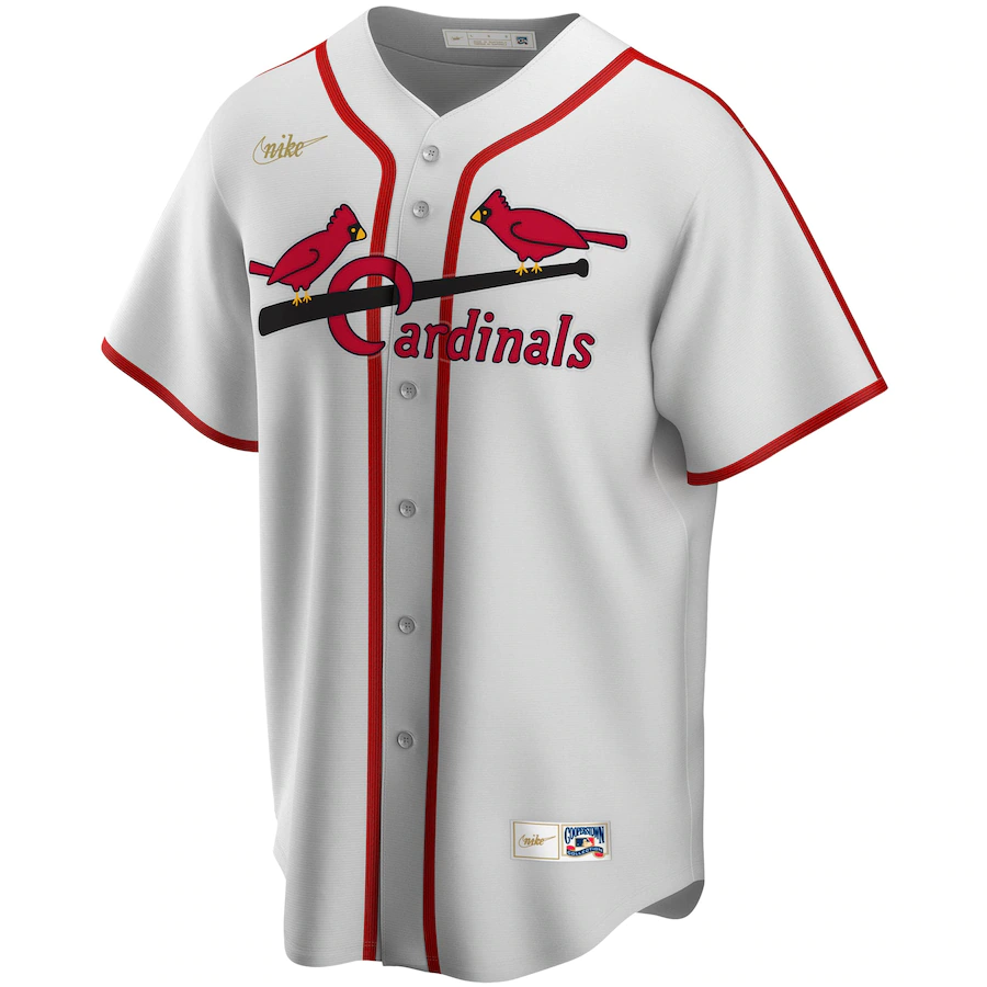 St. Louis Cardinals Nike Home Cooperstown Collection - WHITE