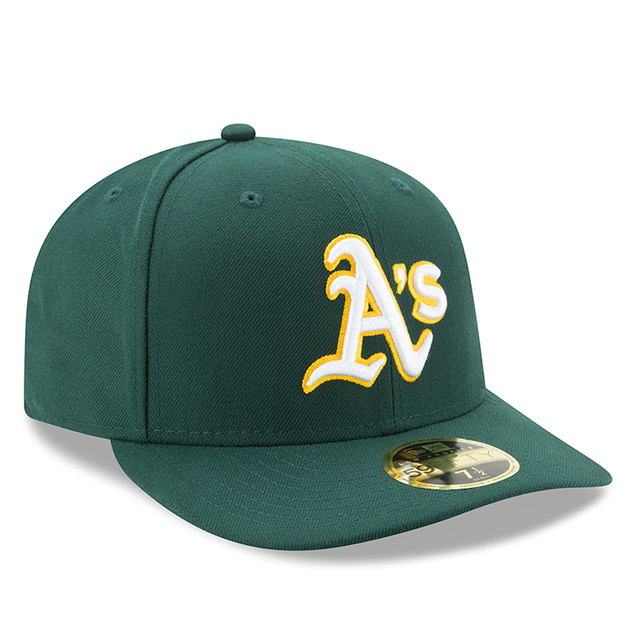 Oakland Athletics New Era Road Authentic Collection On-Field Low Profile 59FIFTY Fitted Hat - Green