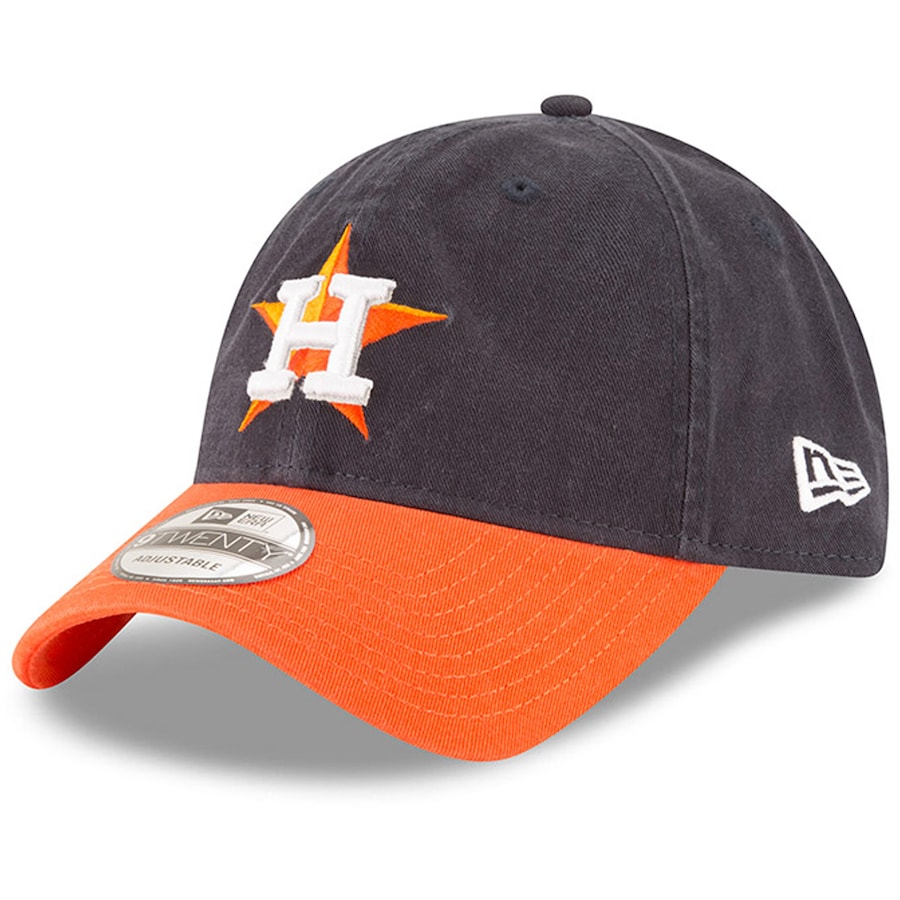 Houston Astros New Era Navy/Orange Road Replica Core Classic 9TWENTY Adjustable Hat