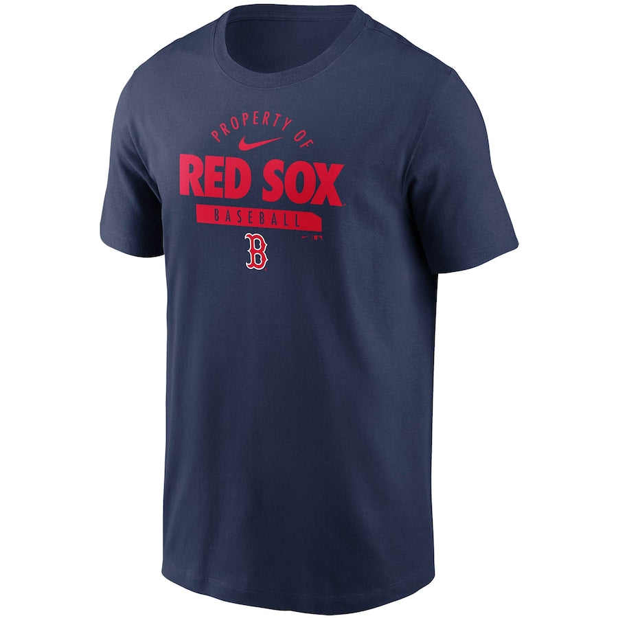 Nike Boston Red Sox Primetime Property Of Practice T-Shirt - Navy