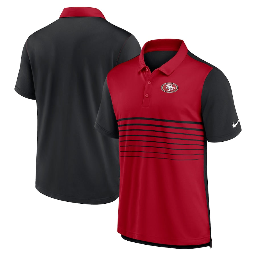 Nike San Francisco 49ers Fashion Performance Polo - Black/Scarlet