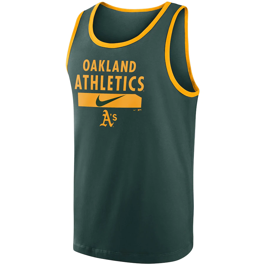 Nike Oakland Athletics City Swoosh Classic Tank Top – Green