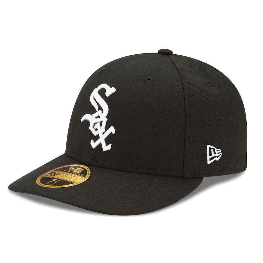 CHICAGO WHITE SOX AUTHENTIC COLLECTION LOW PROFILE 59FIFTY- BLACK Nvsoccer.com Thecoliseum