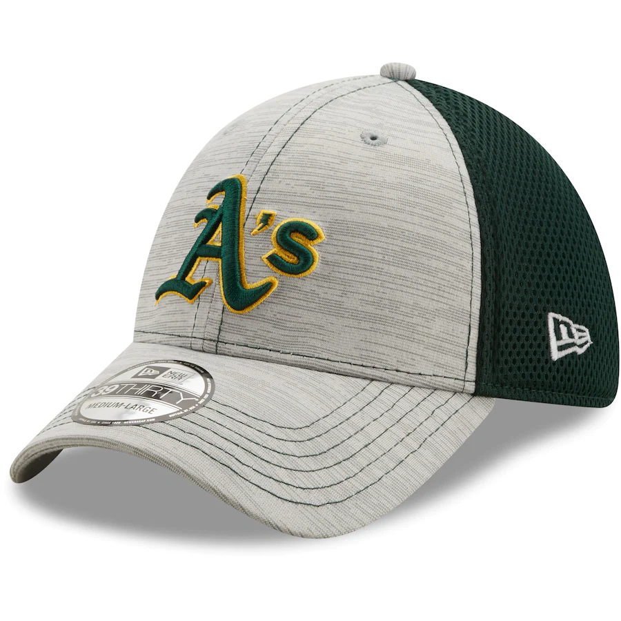 New Era Oakland Athletics Prime Neo 39THIRTY Flex Hat – Gray/Green