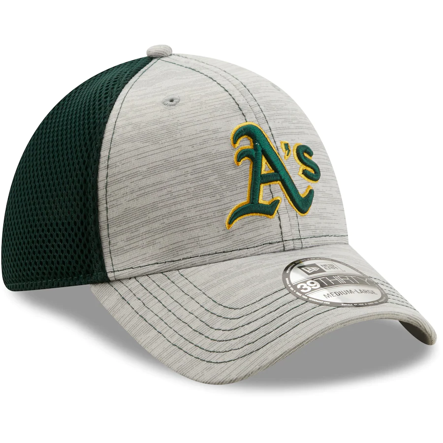 New Era Oakland Athletics Prime Neo 39THIRTY Flex Hat – Gray/Green