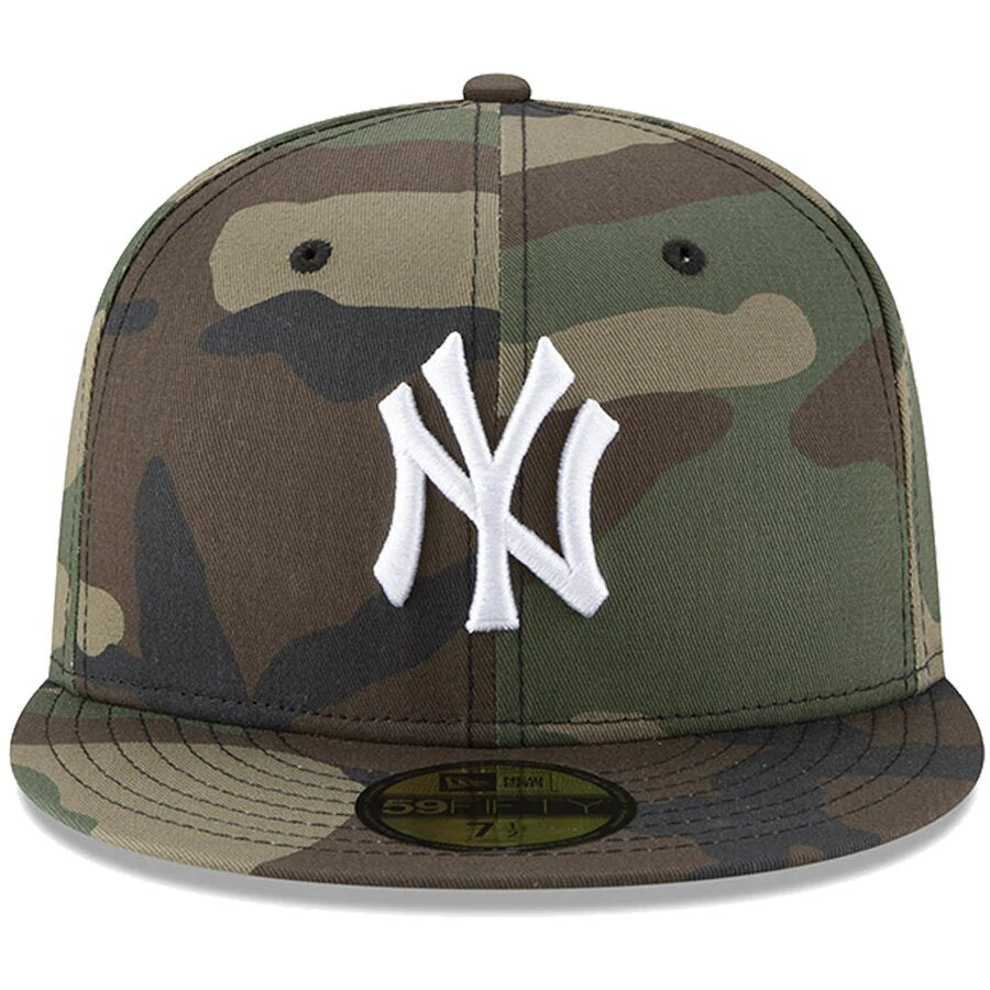 New York Yankees New Era Camo Woodland Camo Basic 59FIFTY- camo Nvsoccer.com Thecoliseum