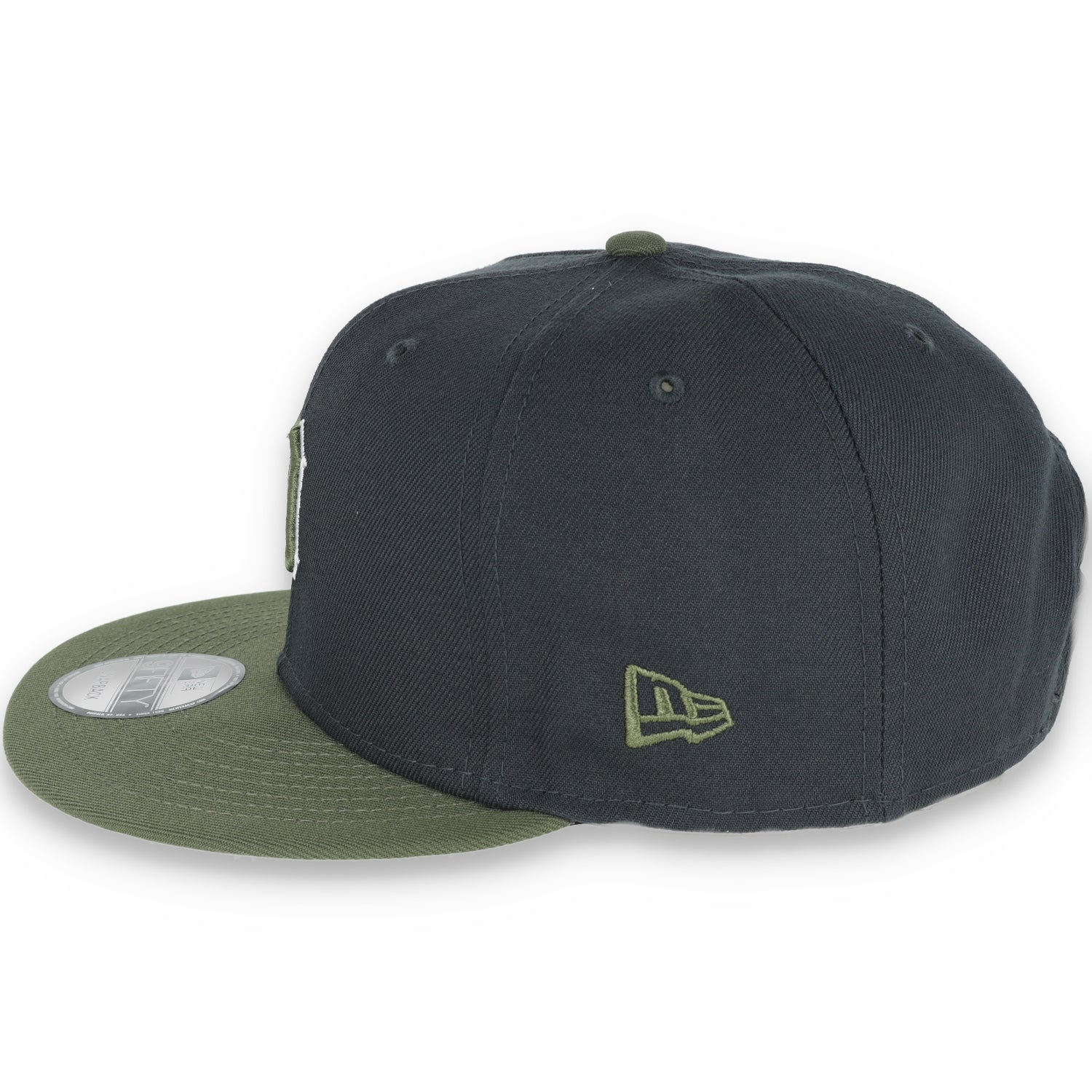New Era Detroit Tigers 2-Tone Color Pack 9FIFTY Snapback Hat- Grey/Olive