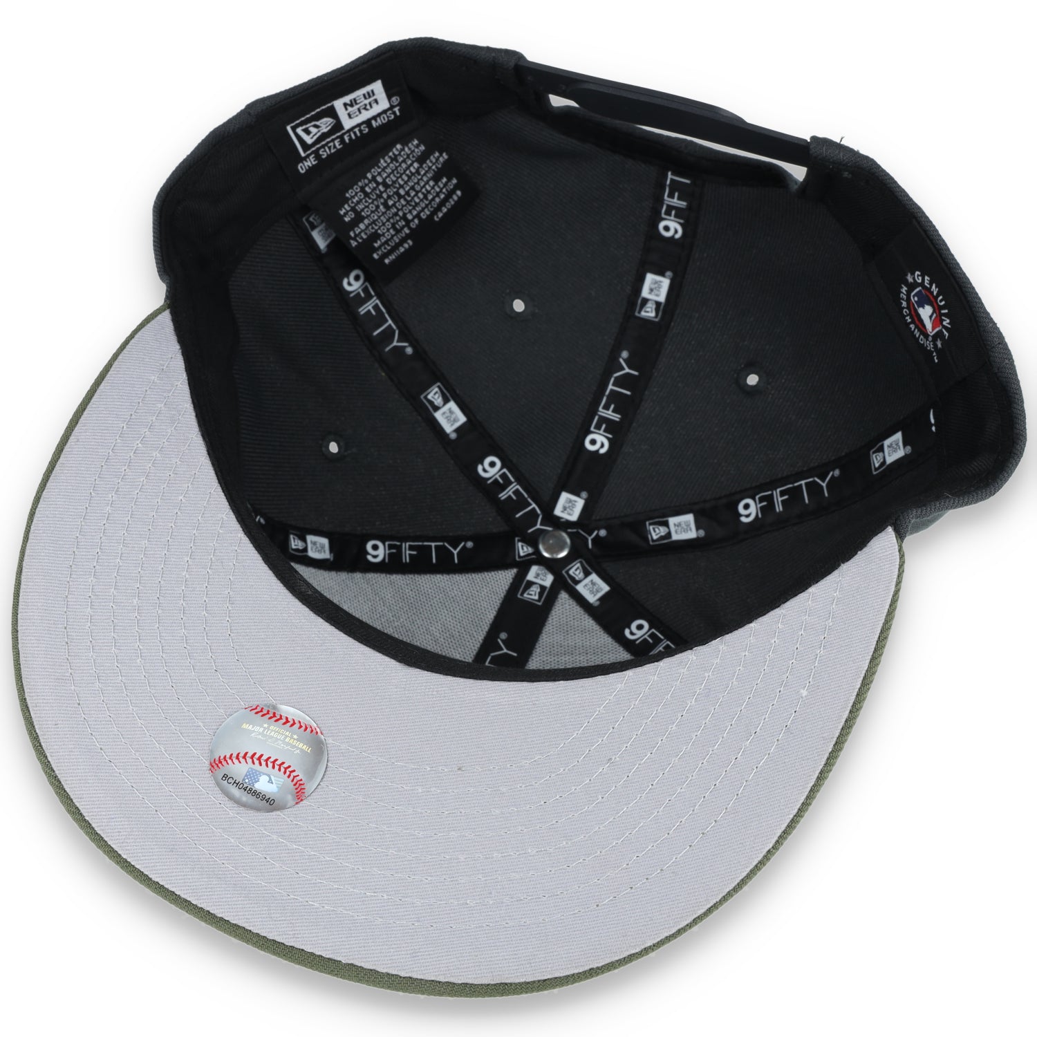 New Era Detroit Tigers 2-Tone Color Pack 9FIFTY Snapback Hat- Grey/Olive