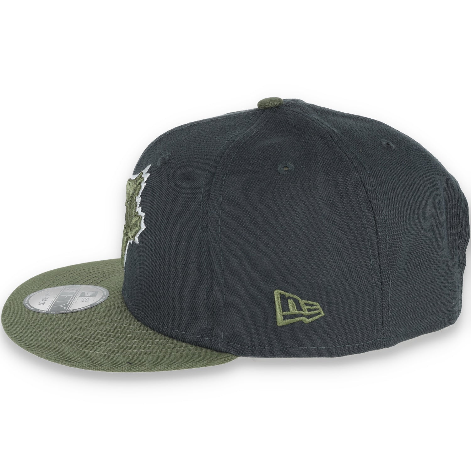 New Era Toronto Blue Jays 2-Tone Color Pack 9FIFTY Snapback Hat-Grey/Olive