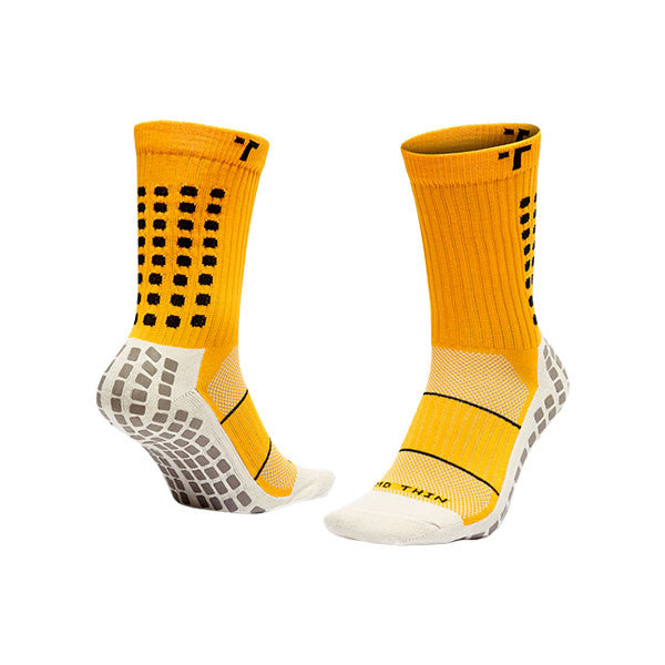 TruSox 3.0 Mid-Calf Cushion Crew Sock-YELLOW