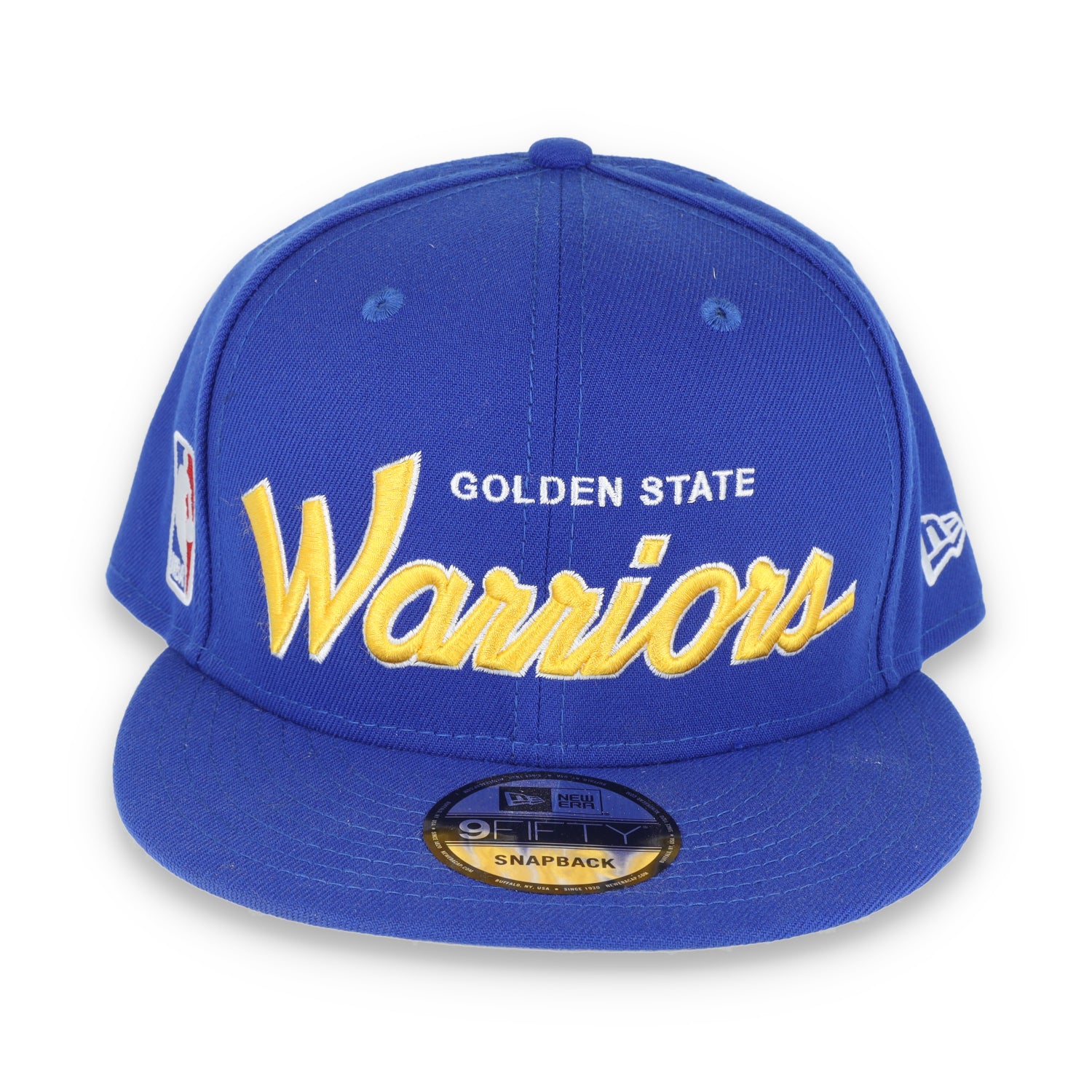 Golden State Warriors New Era Script Up Edition 9FIFTY Snap Hat