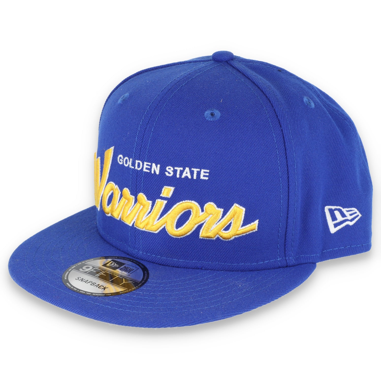 Golden State Warriors New Era Script Up Edition 9FIFTY Snap Hat