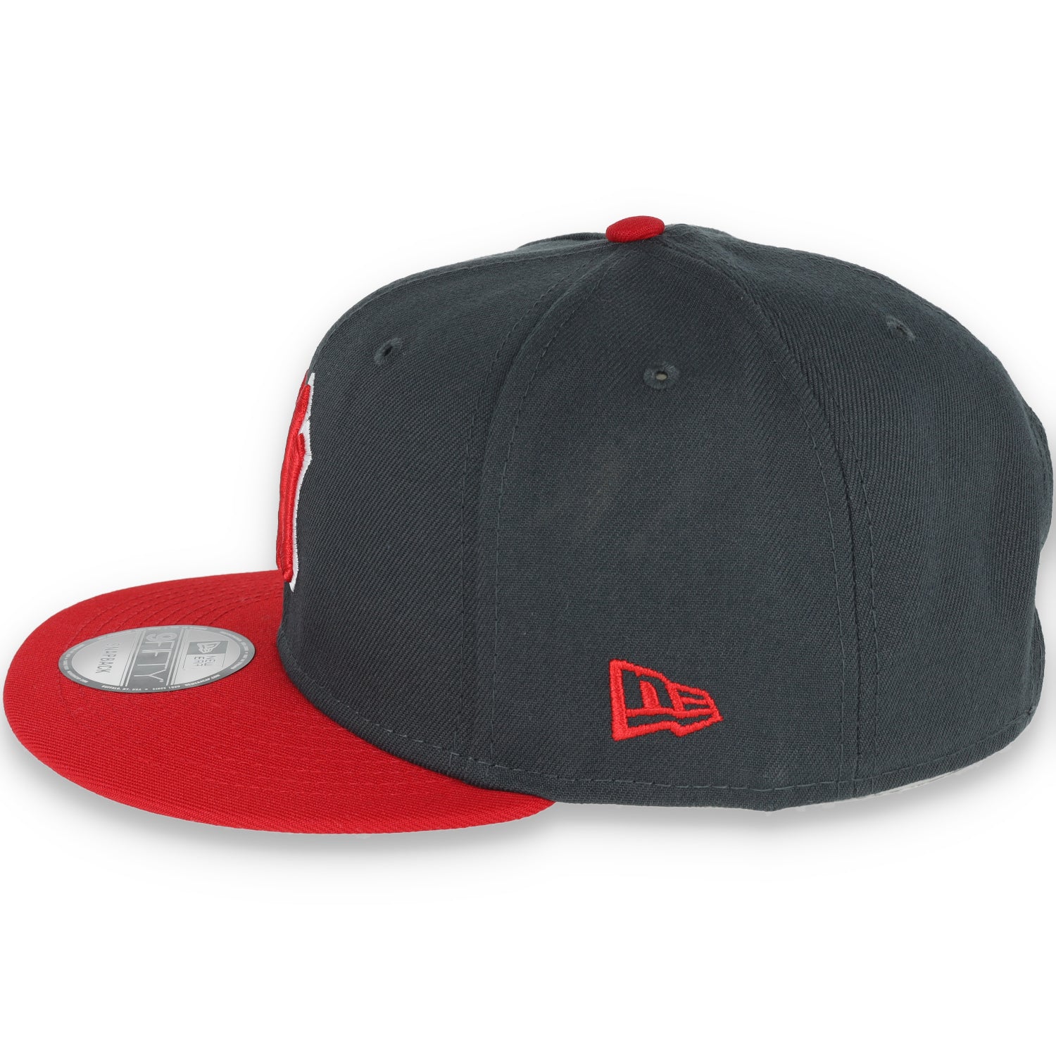 New York Yankees 2-Tone Color Pack 9FIFTY Snapback Hat- Grey/Scarlet