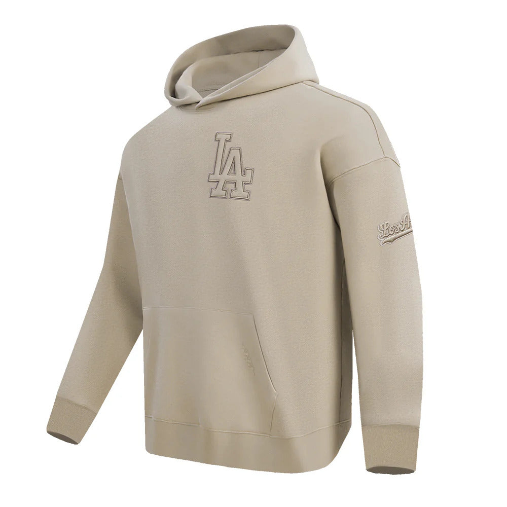 Pro Standard Los Angeles Dodgers Taupe Tonal Pullover Hoody