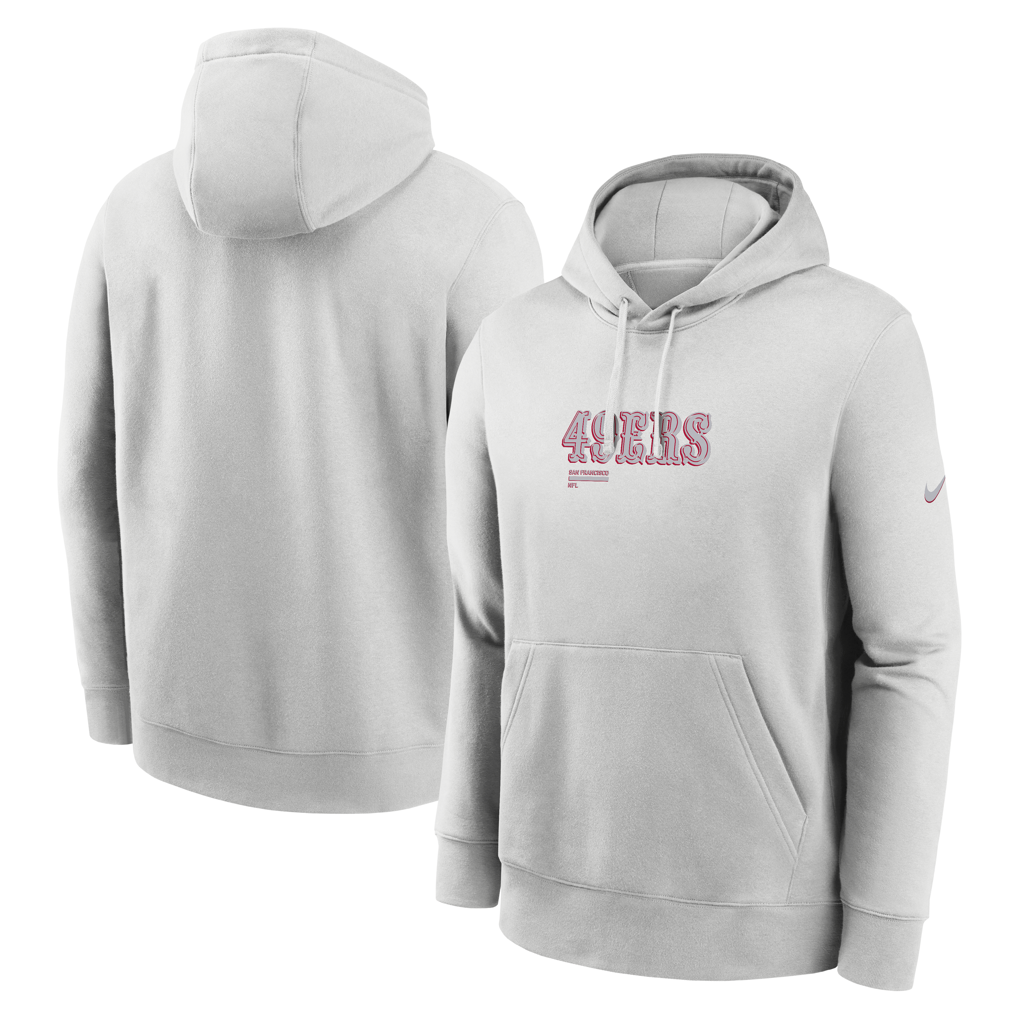 Nike San Francisco 49ers French Terry Hoodie- Photon