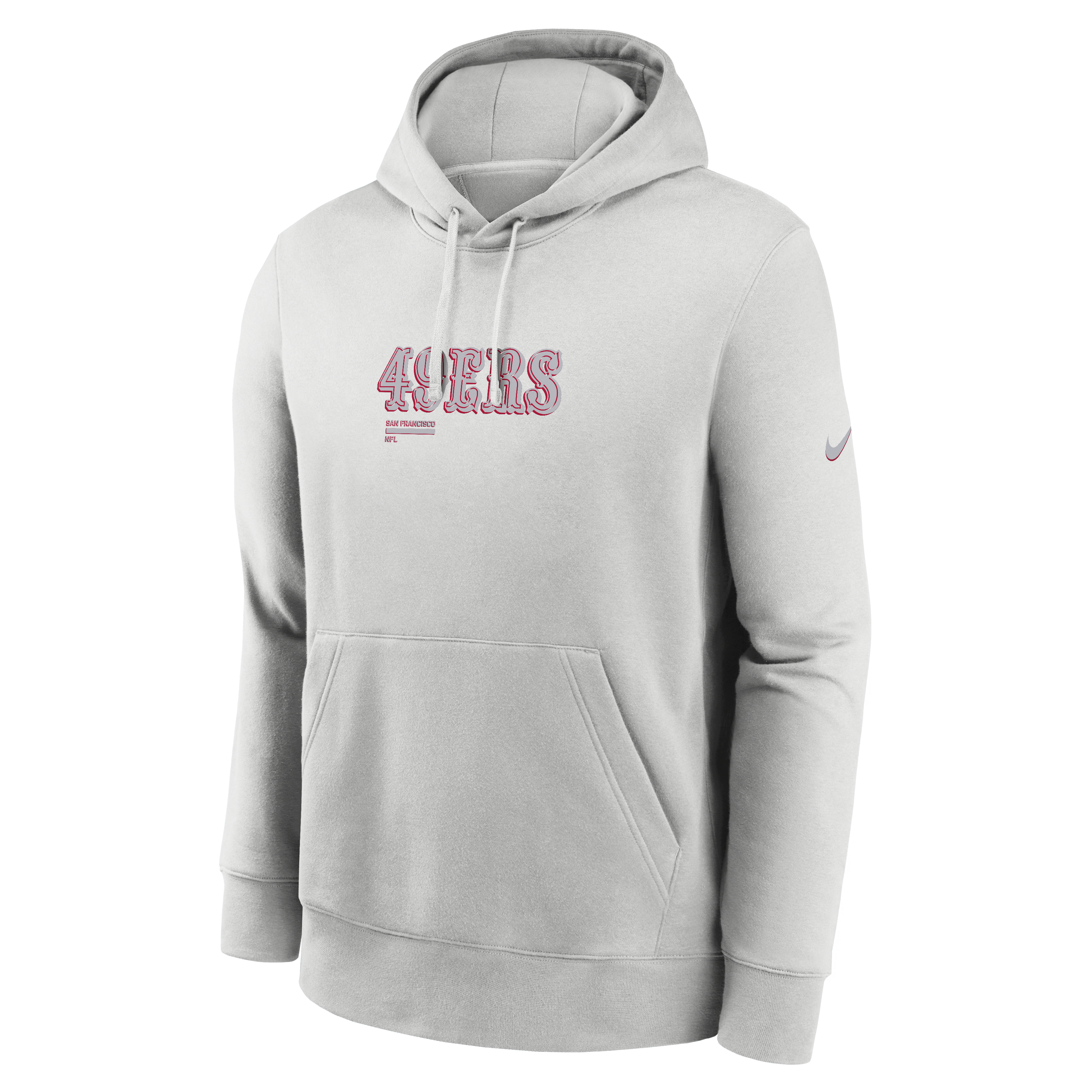 Nike San Francisco 49ers French Terry Hoodie- Photon