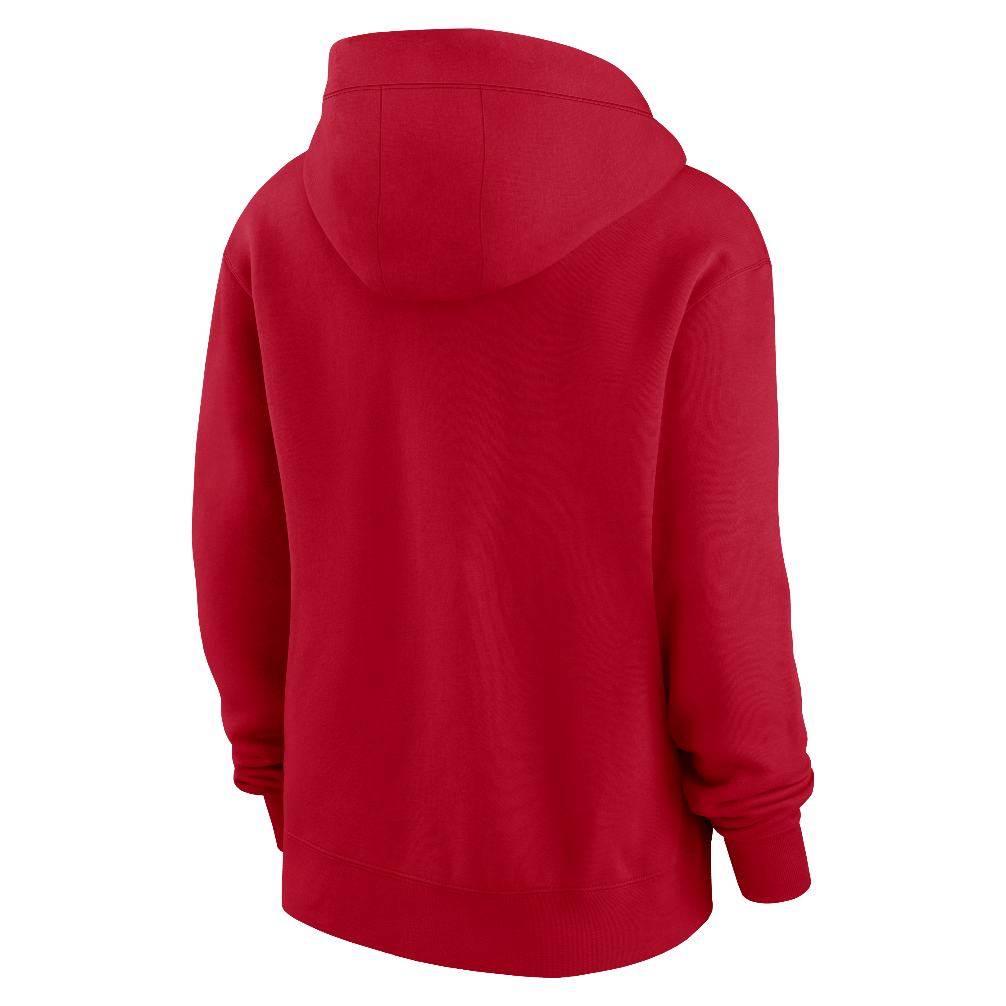 Nike Women's San Francisco 49ers Rewind Phoenix Hoodie-Red