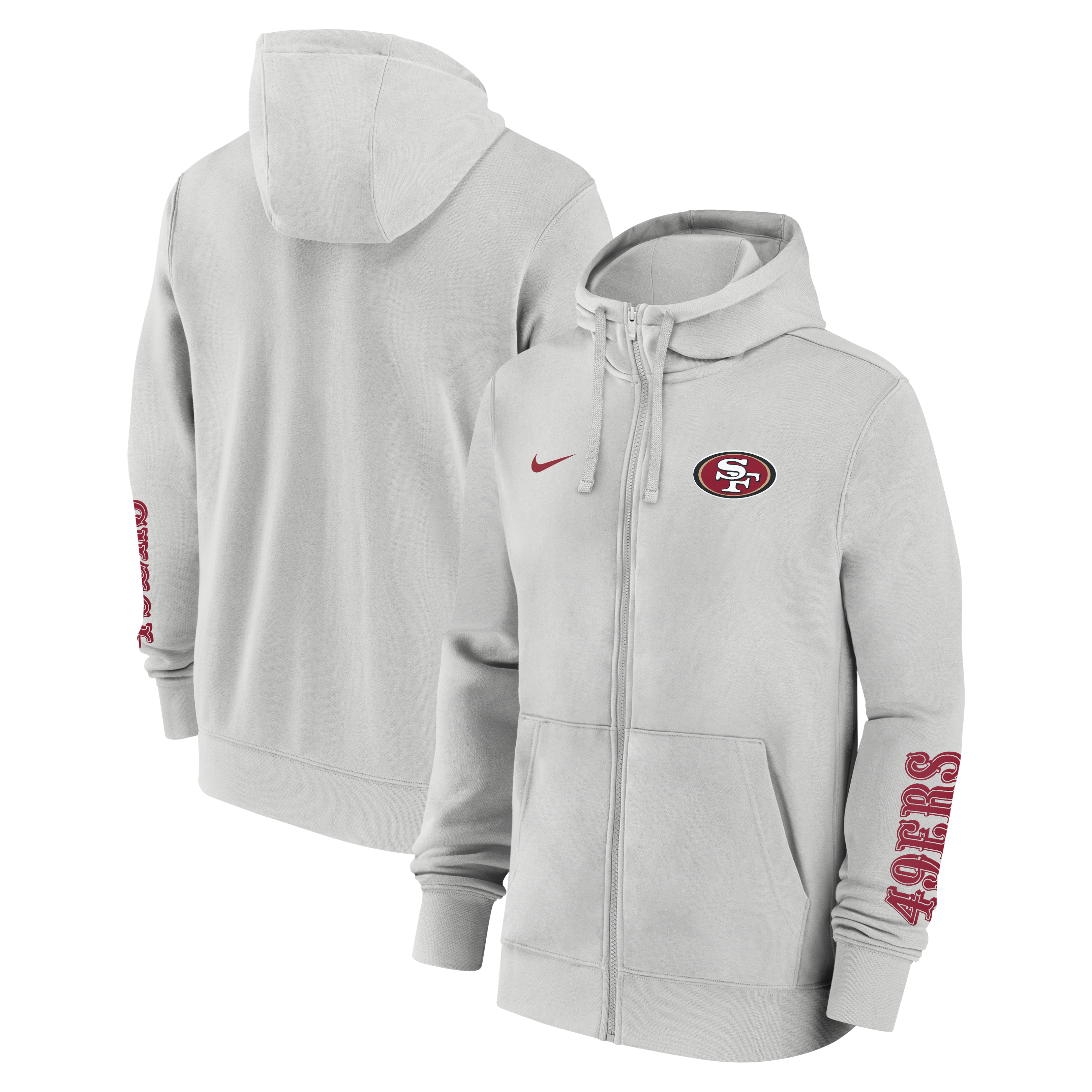 Nike San Francisco 49ers Club Full-Zip Hoodie