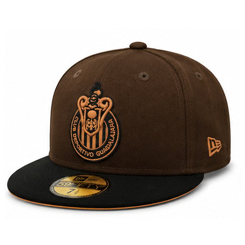 New Era C.D Guadalajara "Goat" Side Patch - Brown/Black