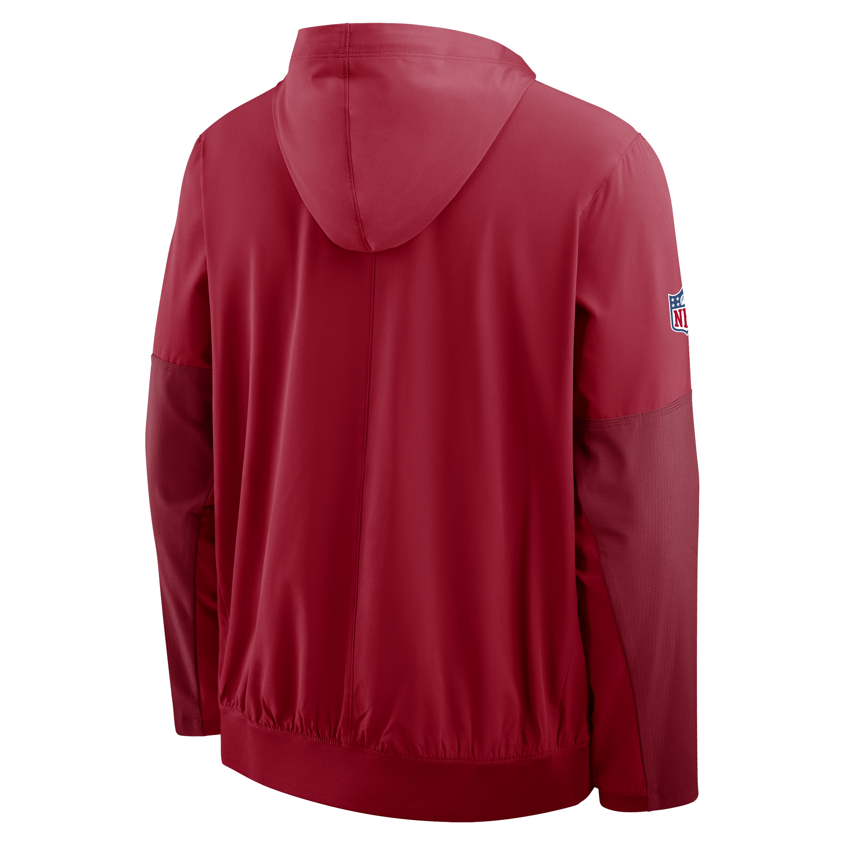 Nike San Francisco 49ers On-Field Anorak Hoodie- Red