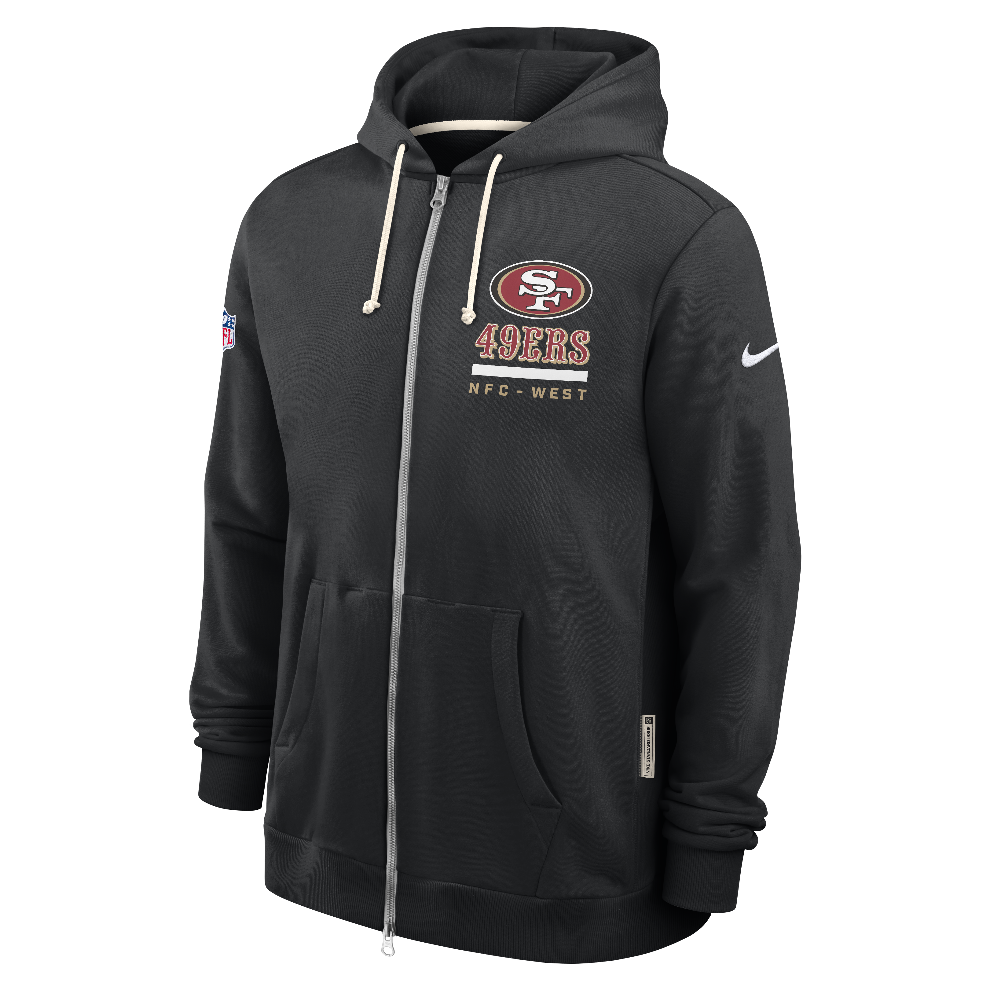 Nike Men's San Francisco 49ers Official On Field Full Zip Jacket