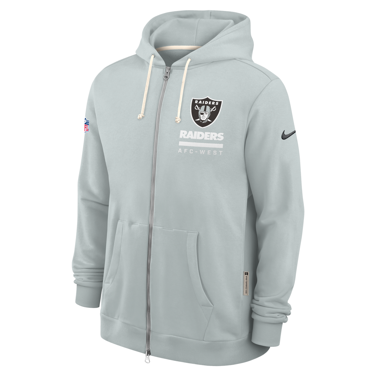 Nike Men's Las Vegas Raiders Official On Field Full Zip Jacket -Gray
