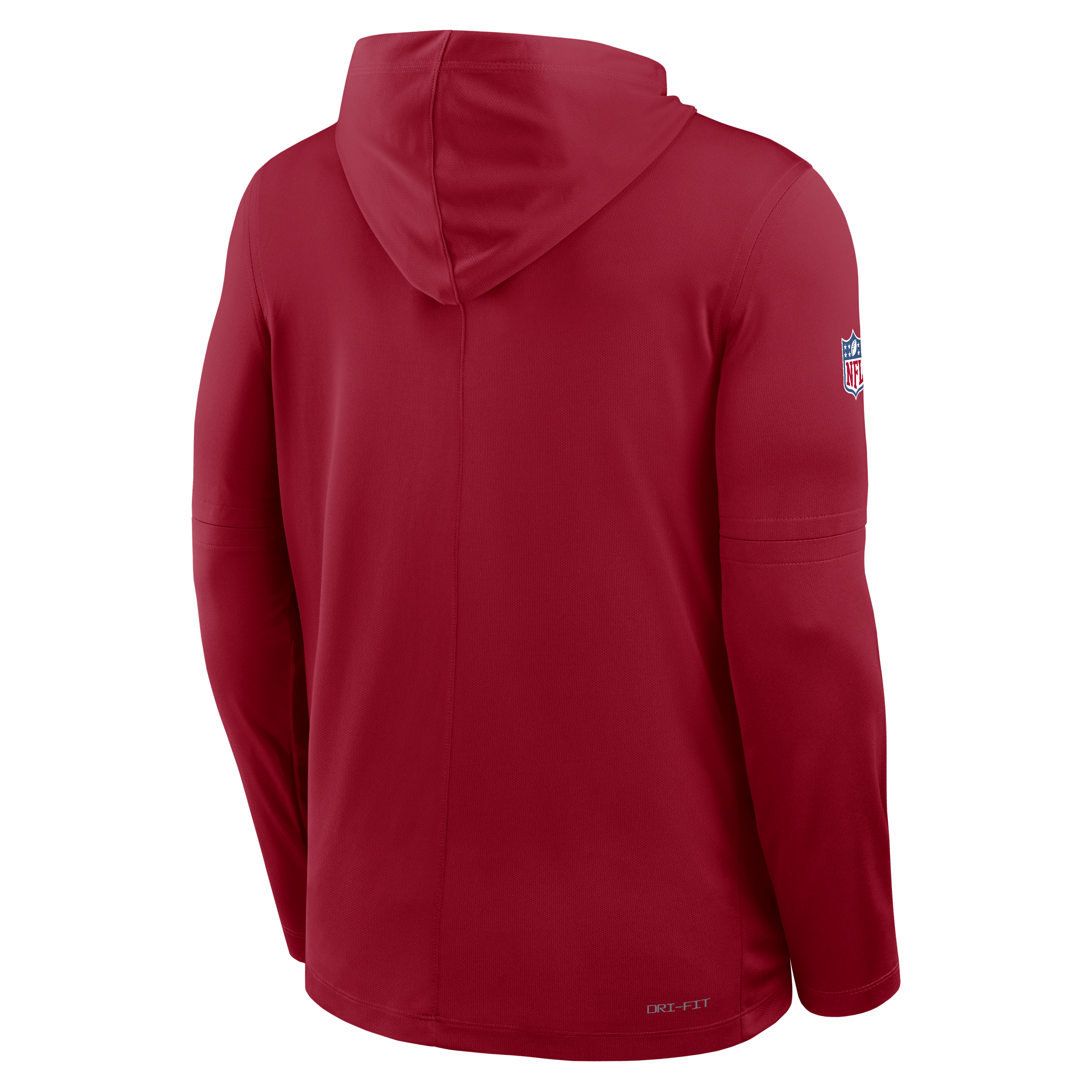 Nike San Francisco 49ers Light Weight T-Shirt Hoodie-Scarlet