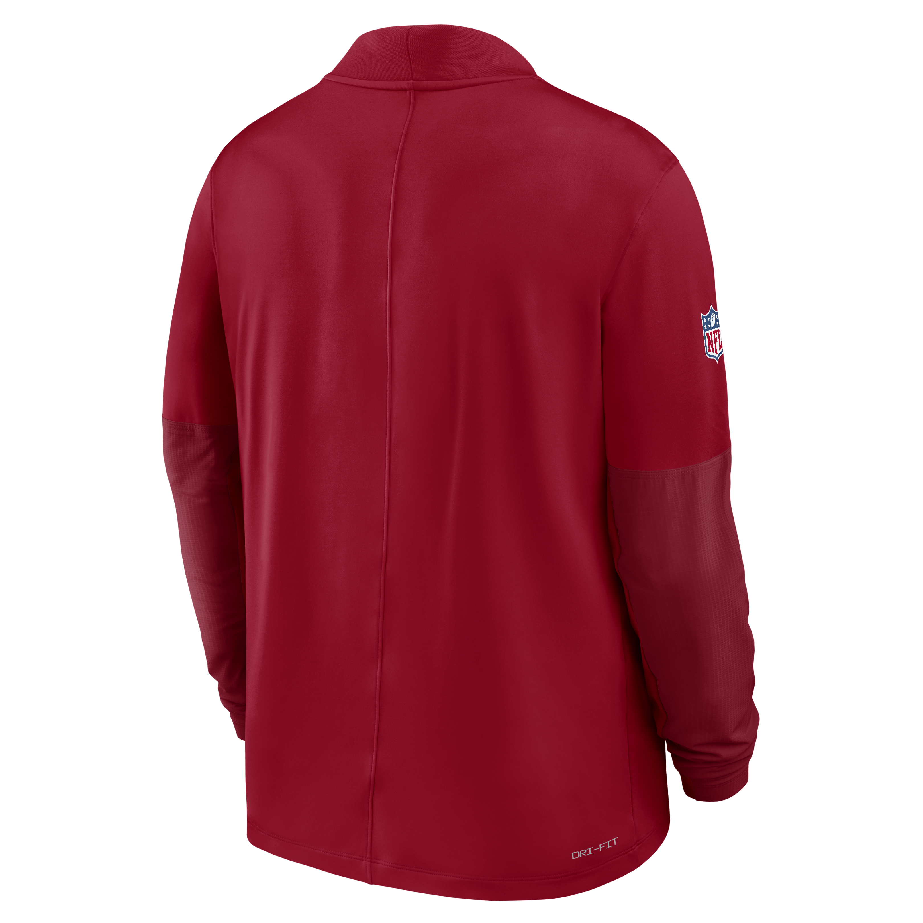 Nike Men's San Francisco 49ers Sideline Dri-FIT Half-Zip Pullover - Scarlet
