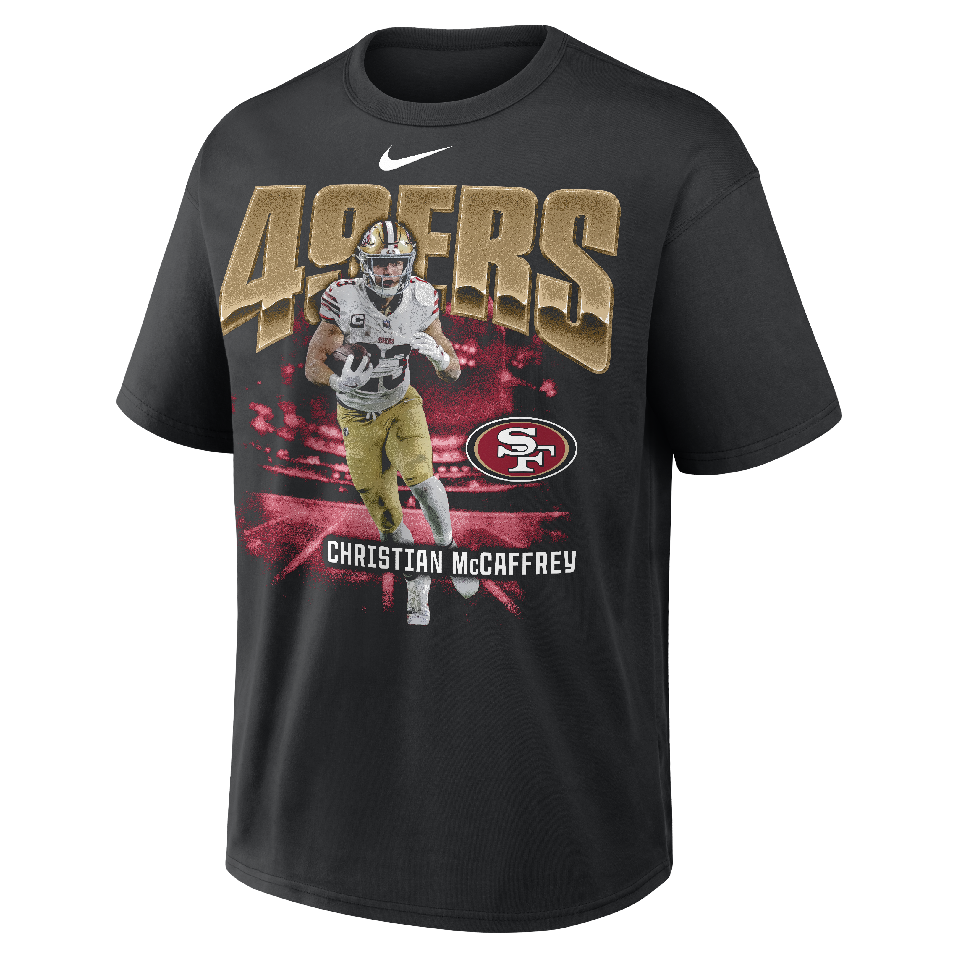 Nike San Francisco 49ers Christian McCaffrey Loose Fit Heavyweight T-Shirt