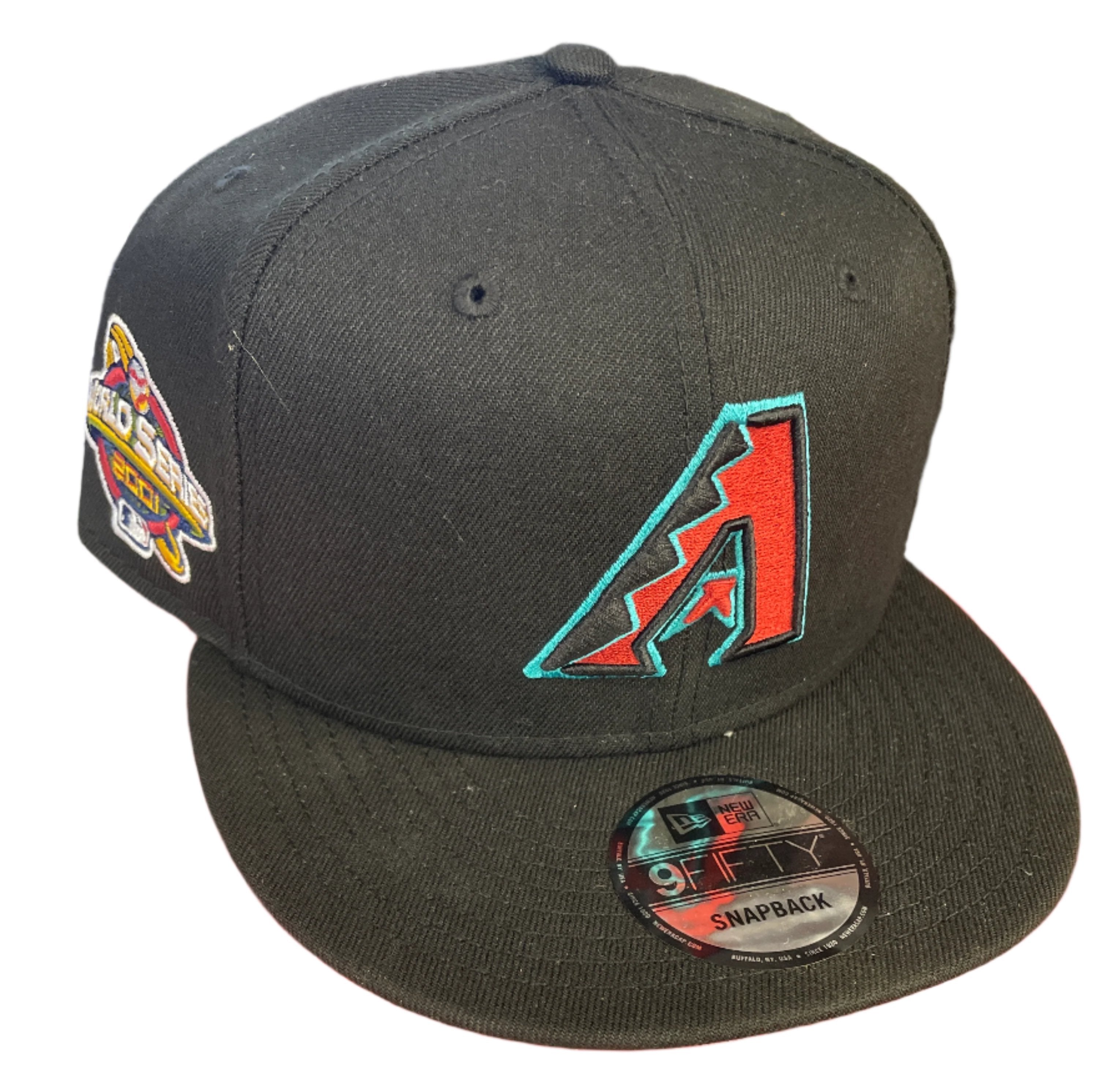 New Era Arizona Diamondbacks 2001 World Series Side Patch 9FIFTY Snapback-Black