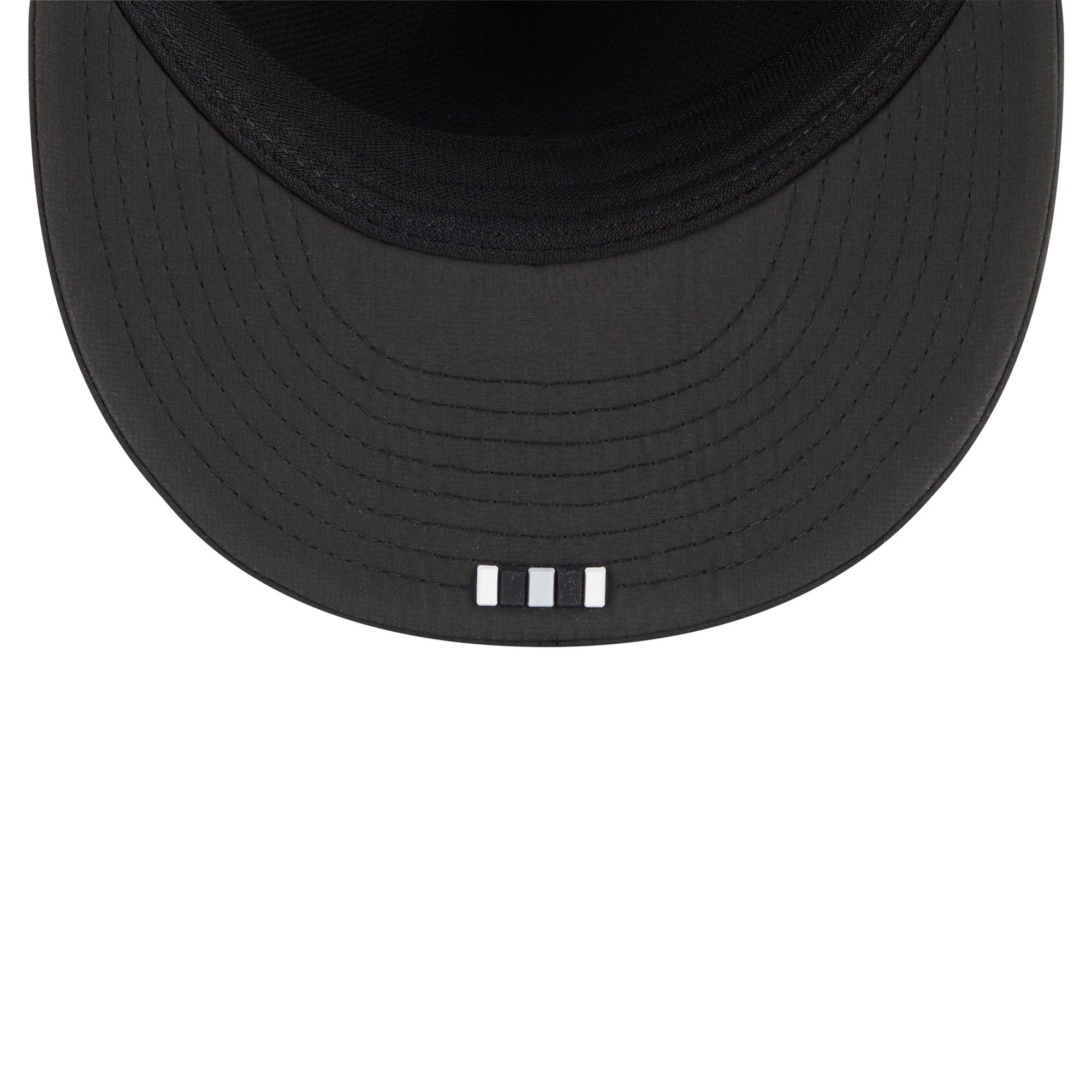 New Era Las Vegas Raiders Performance Retro Crown A-Frame ON-FIELD Sideline 59FIFTY Fitted Hat-Black