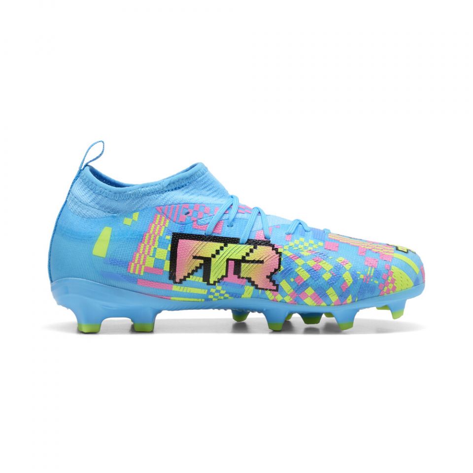 Puma Jr Future 9 Match ADVL FG/AG-WHITE/BLUE/PINK/YELLOW
