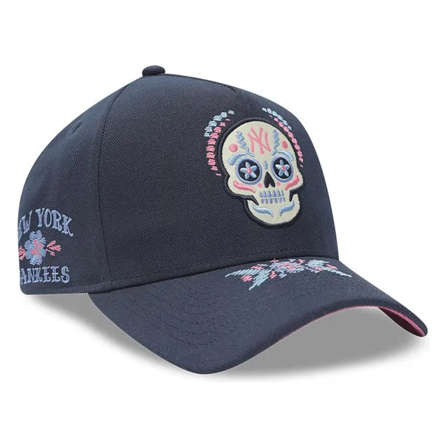 New Era New York Yankees 2026 Day of the Dead 9FORTY A-Frame Snapback - Navy