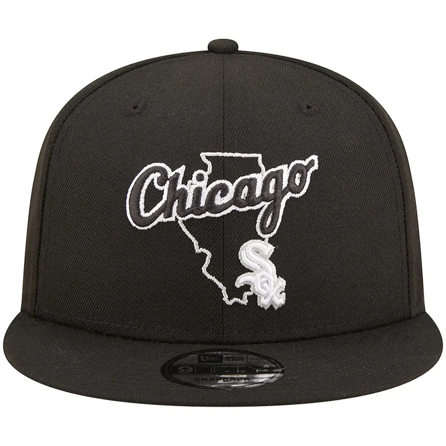 New Era Chicago White Sox State Logo 9FIFTY Snapback Hat