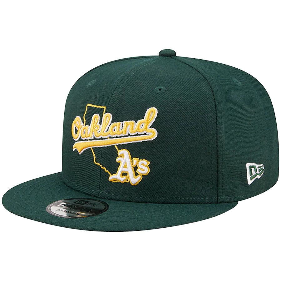 New Era Oakland Athletics State Logo 9FIFTY Snapback Hat