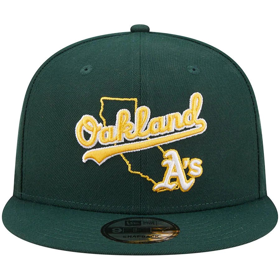New Era Oakland Athletics State Logo 9FIFTY Snapback Hat