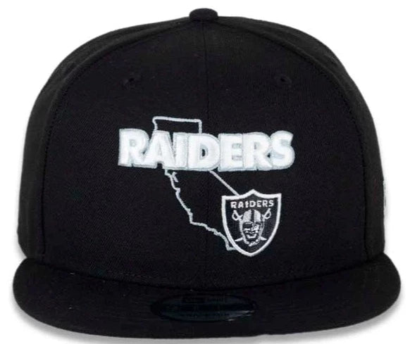 New Era Las Vegas Raiders State Logo 9FIFTY Snapback Hat