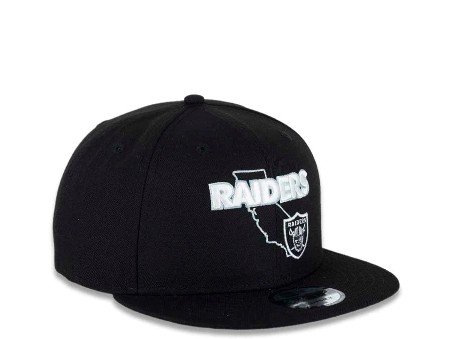 New Era Las Vegas Raiders State Logo 9FIFTY Snapback Hat