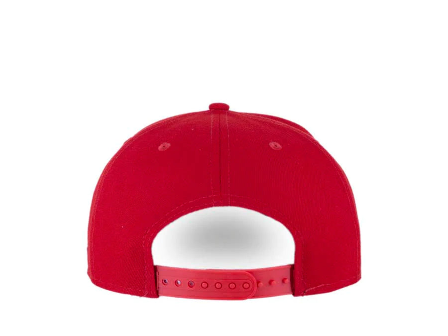 New Era San Francisco 49ers Logo State 9FIFTY Snapback Hat-Red