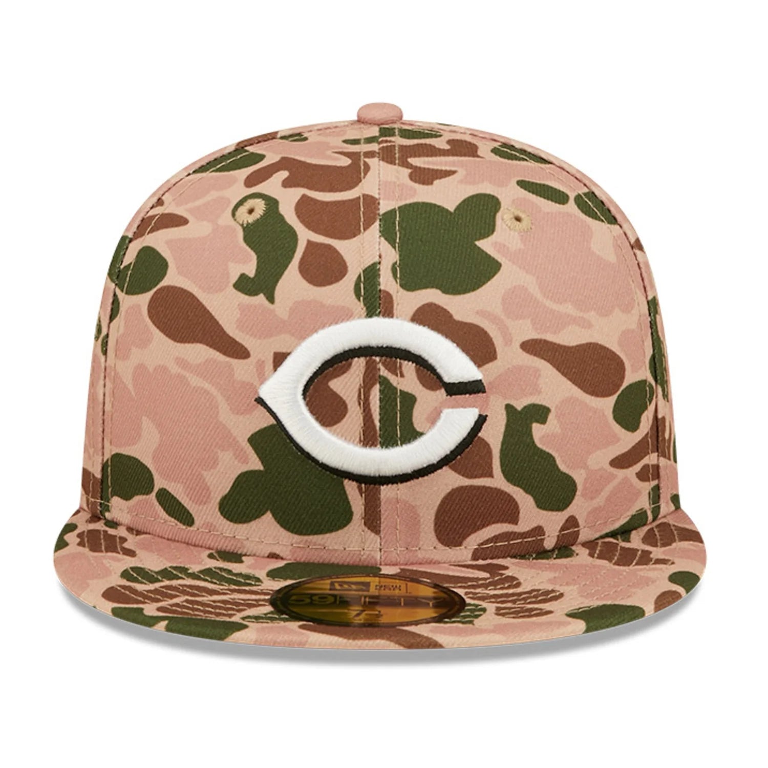 New Era Cincinnati Reds 1990 World Series Side Patch Duck Camo 59FIFTY Fitted Hat